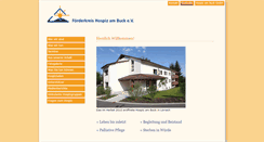 Desktop Screenshot of foerderkreis.hospiz-am-buck.de