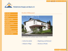 Tablet Screenshot of foerderkreis.hospiz-am-buck.de