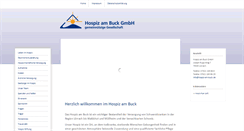 Desktop Screenshot of hospiz-am-buck.de